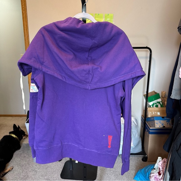 THUMB Purple Zip-Up Hoodie - Picture 2 of 6